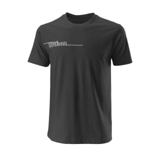 Wilson Tennis-Tshirt Team II Tech Crew 2021 schwarz Herren